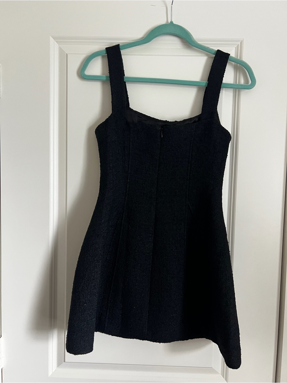 Viral Heiress Beverly Hills The Boucle Flower Mini Dress